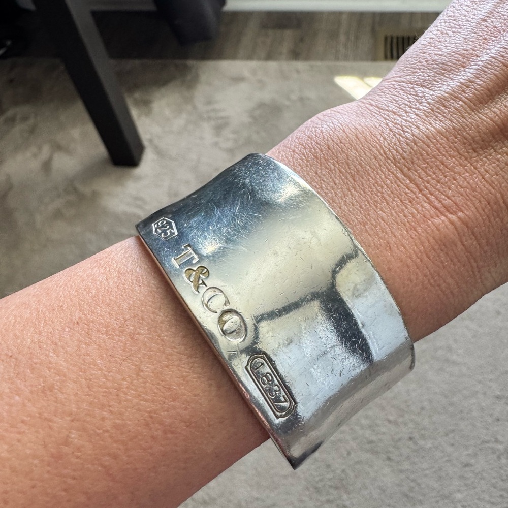 Silver Tiffany cuff